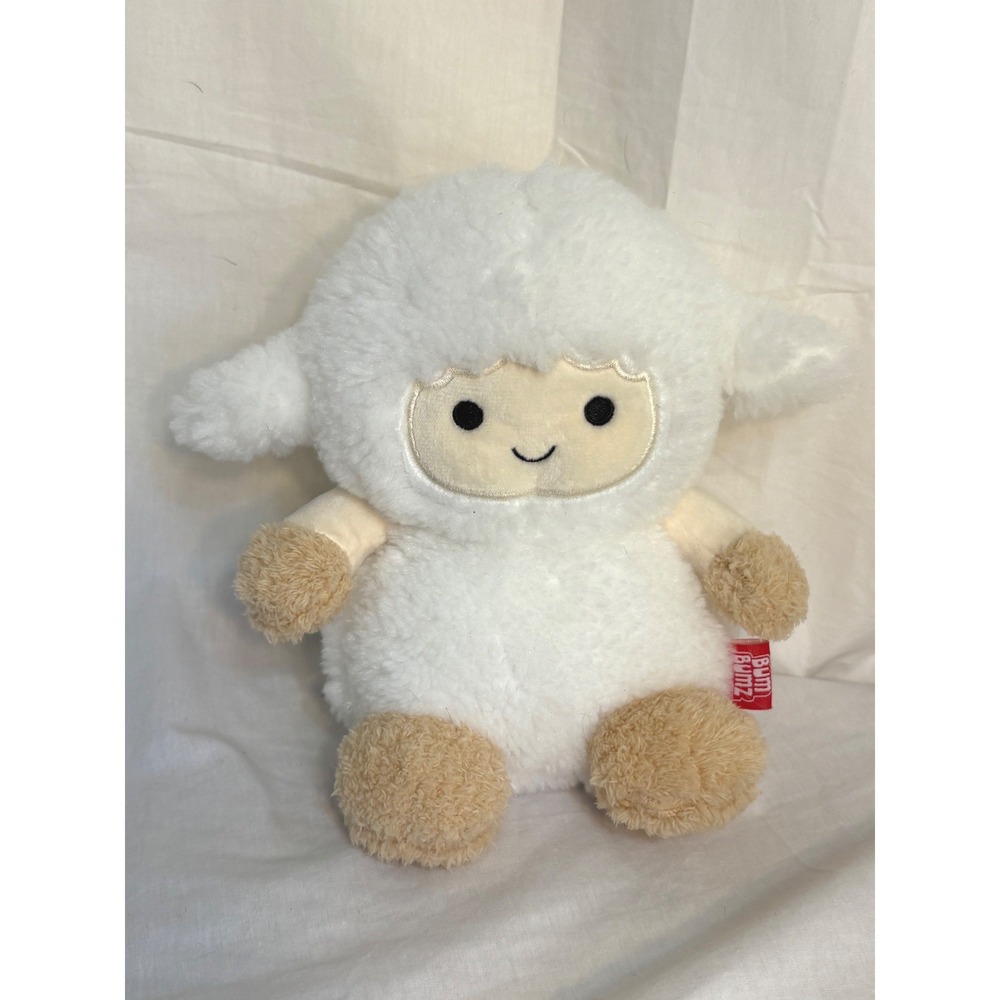 BumBumz Lilian the Lamb 7.5 Inch Plush WeatherBumz Kellytoy White Tan Sheep